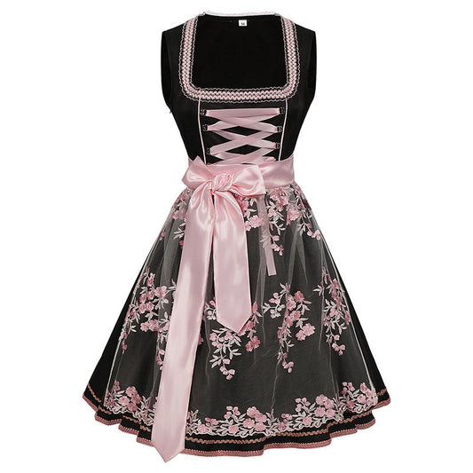 Elenora - Ärmelloses Dirndlkleid mit Schlitz für Frauen fürs Oktoberfest