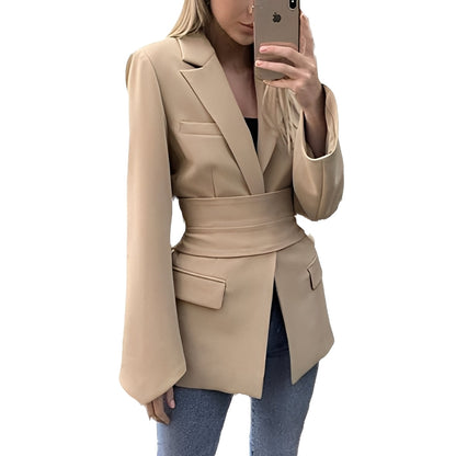Malvina - Damenjacke mit Gürtel
