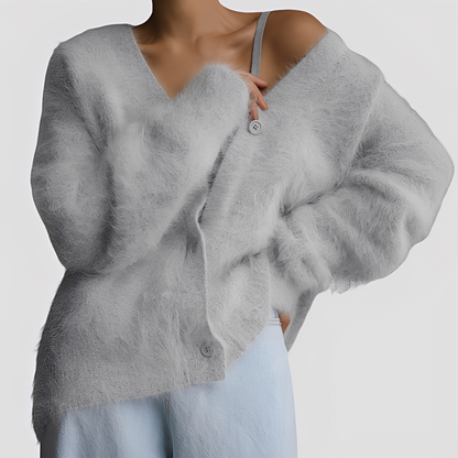 Lavena - Gemütlicher, weiter Damen-Kaschmirpullover