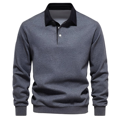 Sonnie - Komfortables Herren-Langarm-Poloshirt