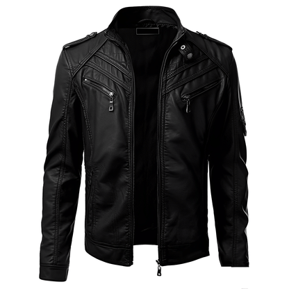 Lucas - Luxuriöse Lederjacke im modernen Stil