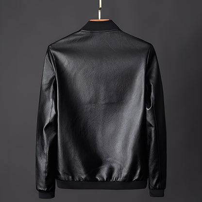 Jeremy - Modische Herren-Biker-Lederjacke