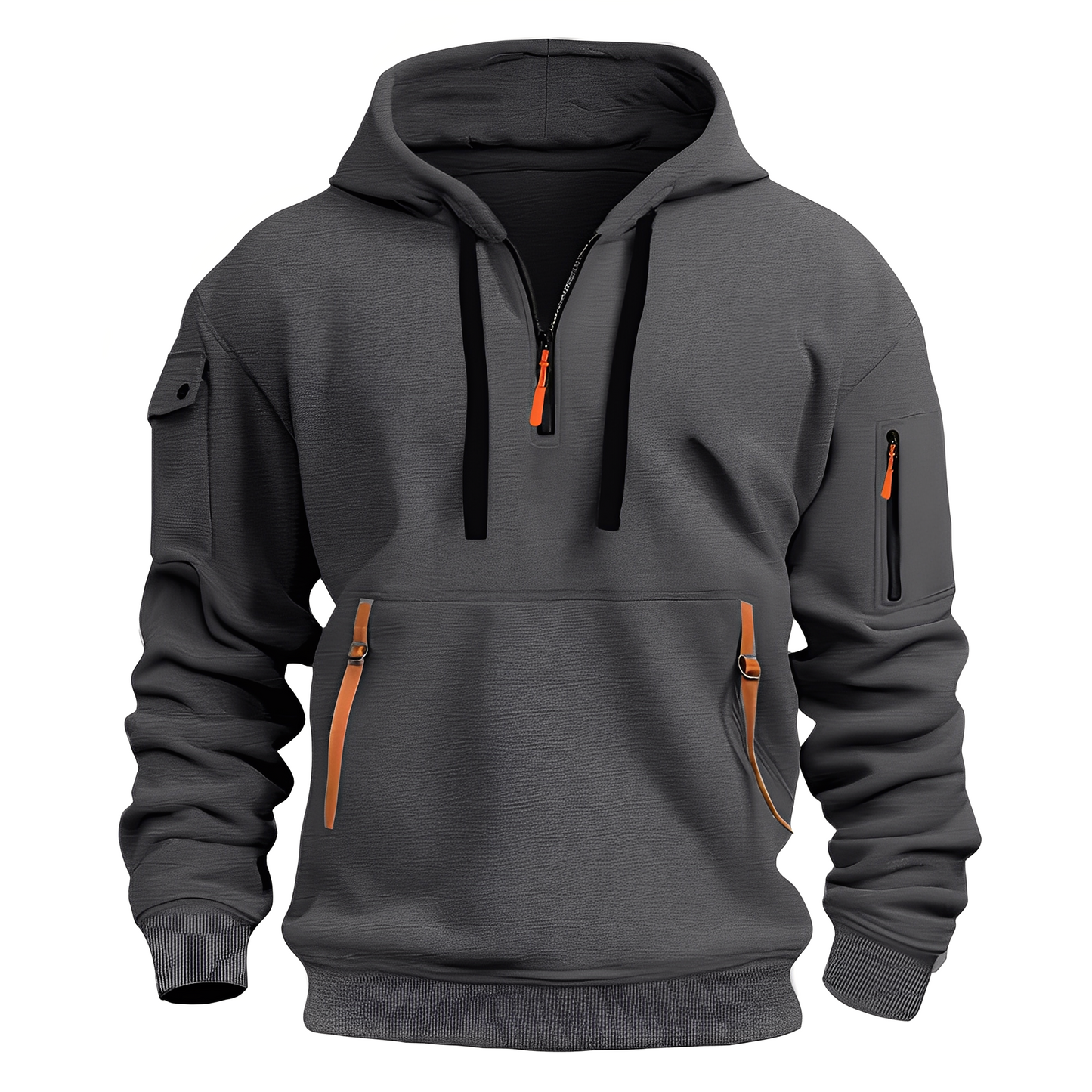 Cornell - Angenehmer, lässiger Herren-Hoodie mit Zipper