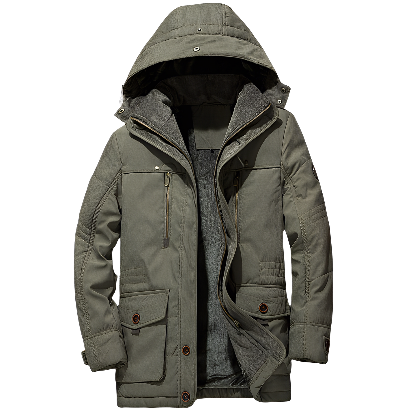 Tyrone - Männerjacke, warm und dick mit Kapuze