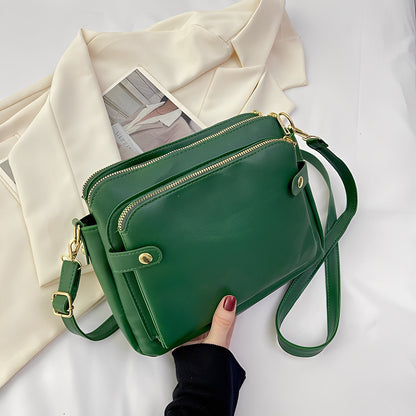 Michaela - Traditionelle Damen-Lederschultertasche