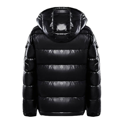 Robert - Warme, glänzende Herren-Daunenjacke