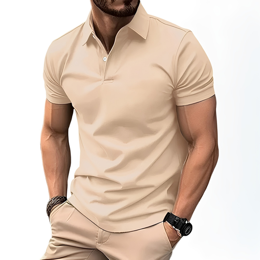 Deacon - Bequemes Männer-Poloshirt mit kurzen Ärmeln