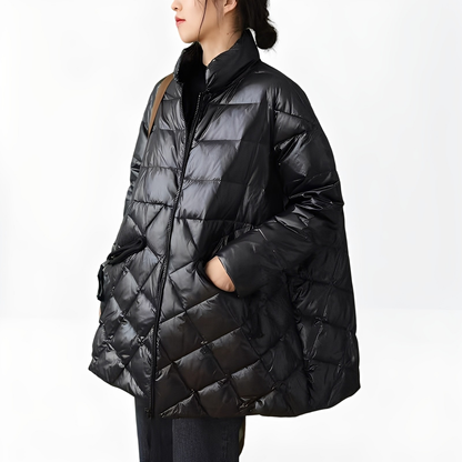 Emily - Gemütliche Frauenjacke mit Taschen und Zipper