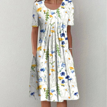 Anne - Kleid Floral Strahlende Blüte