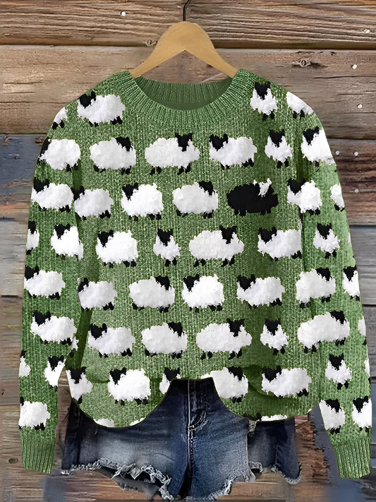 Shannah - Gemütlicher Strickpullover mit schickem Muster für Damen