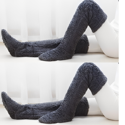 Camellia - Warme, kniehohe Wintersocken für Frauen
