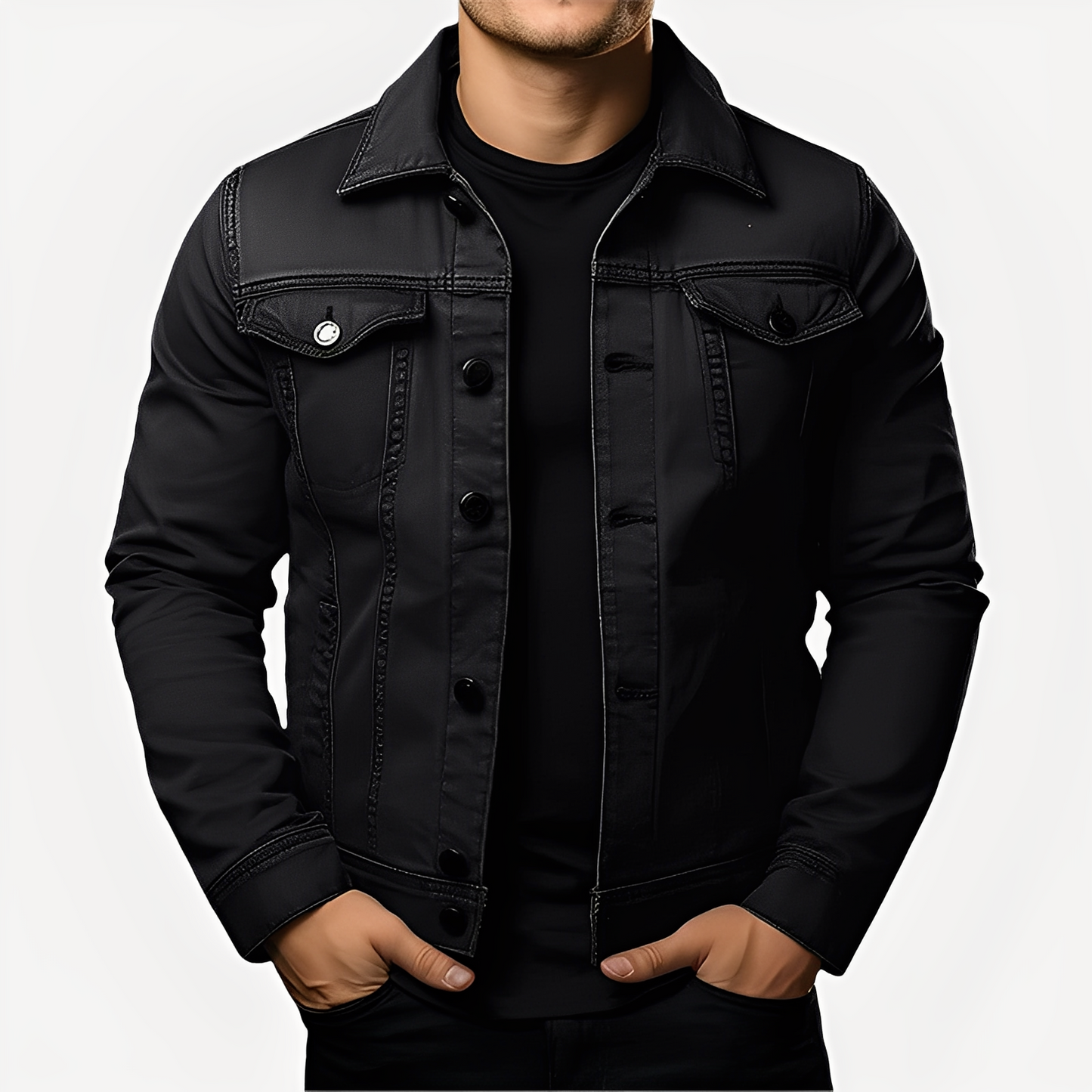 Smith - Klassische Herrenjacke aus dickem Stoff