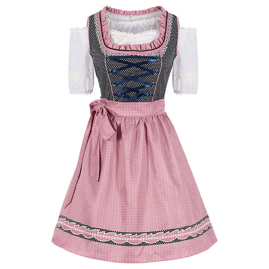 Velda - Klassisches Oktoberfestkleid mit Trägern für Frauen