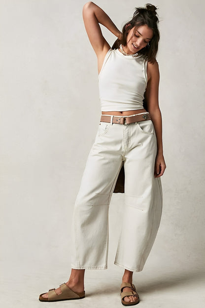 Adrienne - Klassische, locker sitzende Barrel-Jeans für Frauen