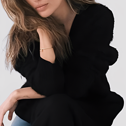 Lavena - Gemütlicher, weiter Damen-Kaschmirpullover