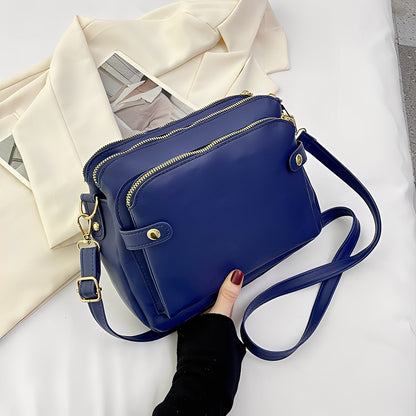 Michaela - Traditionelle Damen-Lederschultertasche