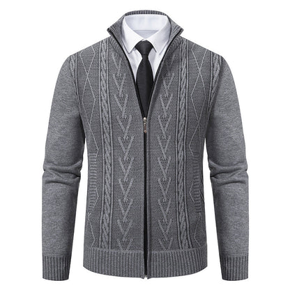 Stafford - Eleganter Herren-Cardigan mit Reißverschluss