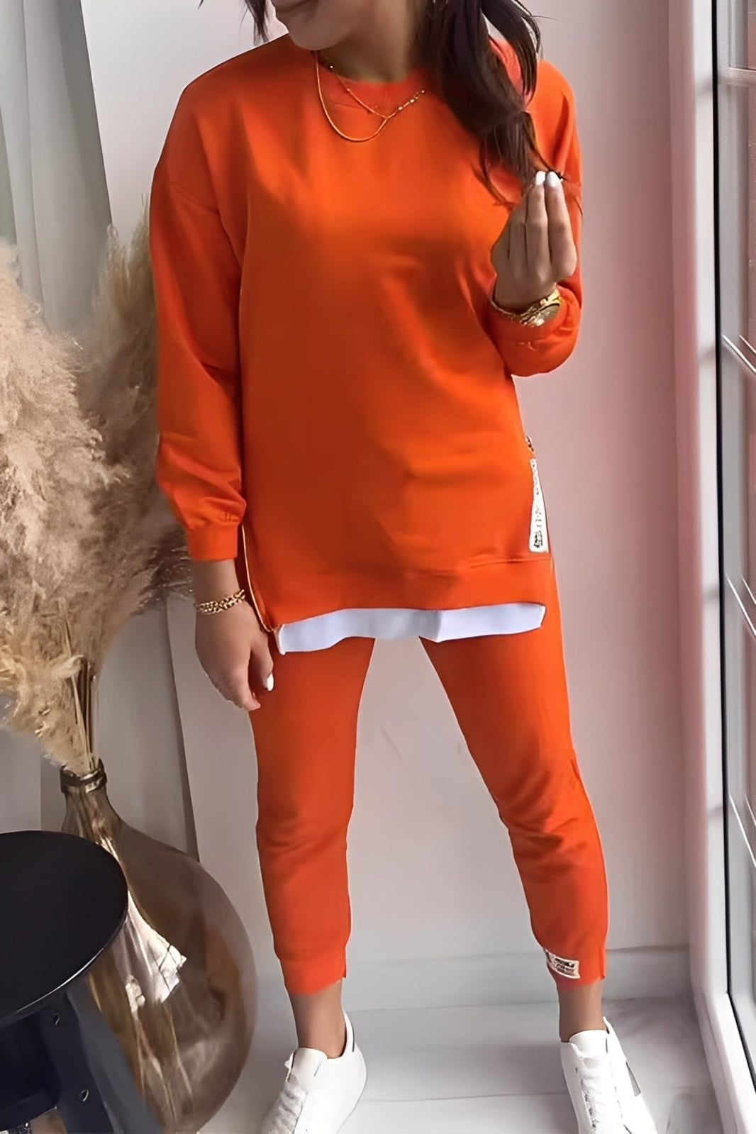 Kristine - Bequemes Damen-Sweatshirt- und Hosen-Set