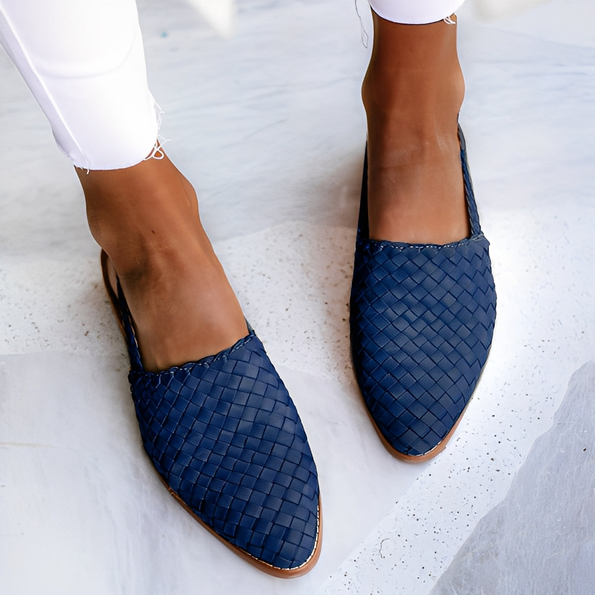 Shirley - Modische flache Damen-Schuhe mit Spitzform