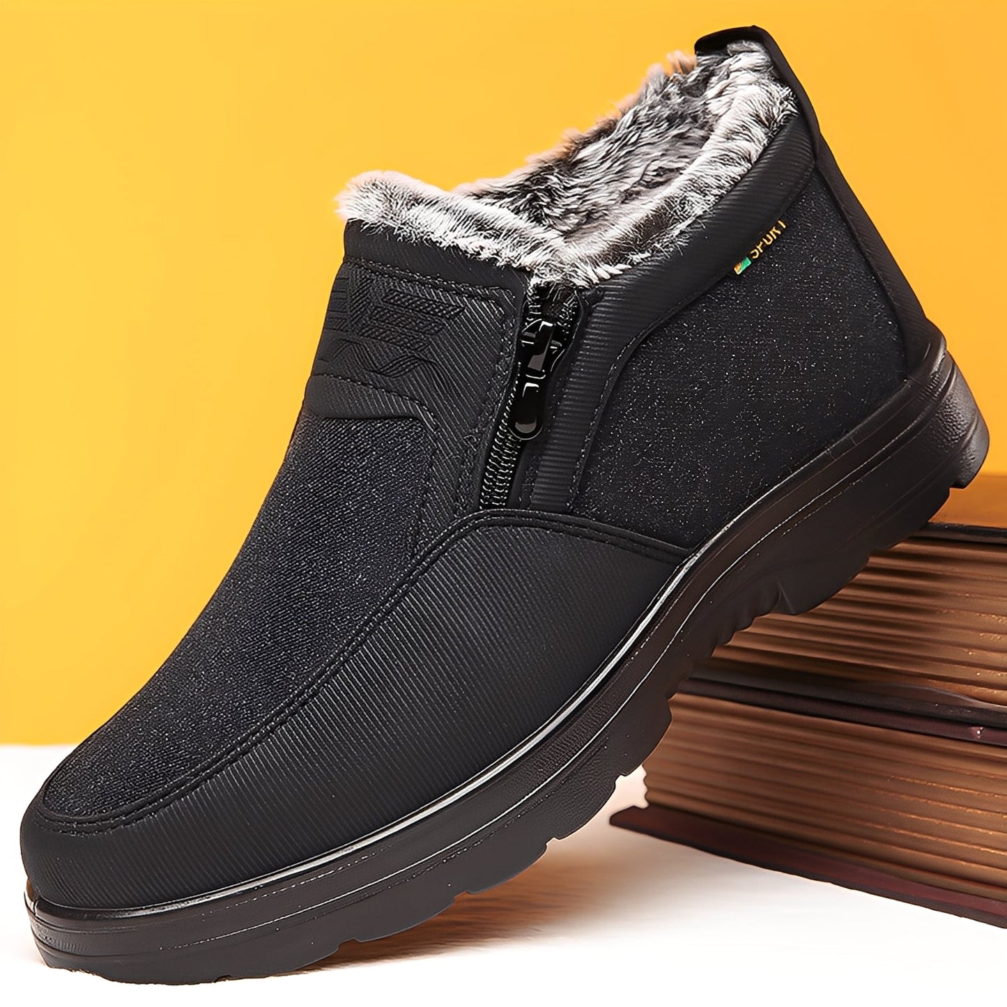 Konnor - Modische Winter-Herrenschuhe mit Fleecefutter