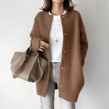 Dahlia - Stilvoller, locker geschnittener Damen-Cardigan