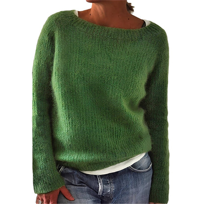 Angelia - Bequemer, warmer Damenpullover aus weichem Strick