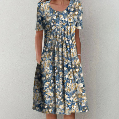 Anne - Kleid Floral Strahlende Blüte