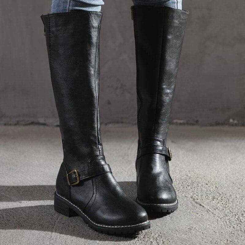 Marly - Bequeme Damenstiefeletten mit Zierschnalle