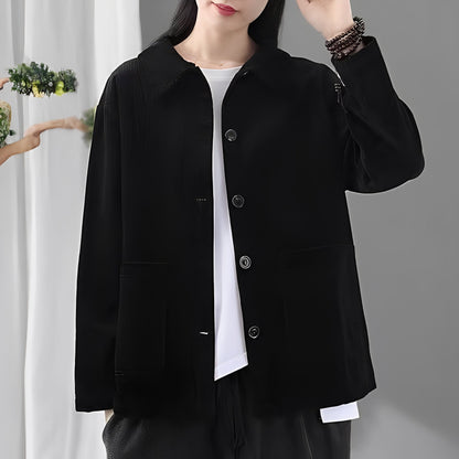 Chloe - Gemütliche Cordjacke mit Taschen für Damen