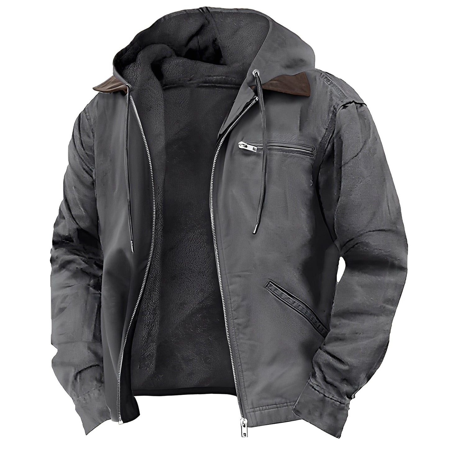 Adrian - Warme Herren-Outdoorjacke mit Kapuze