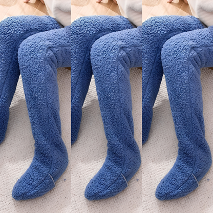 Camellia - Warme, kniehohe Wintersocken für Frauen