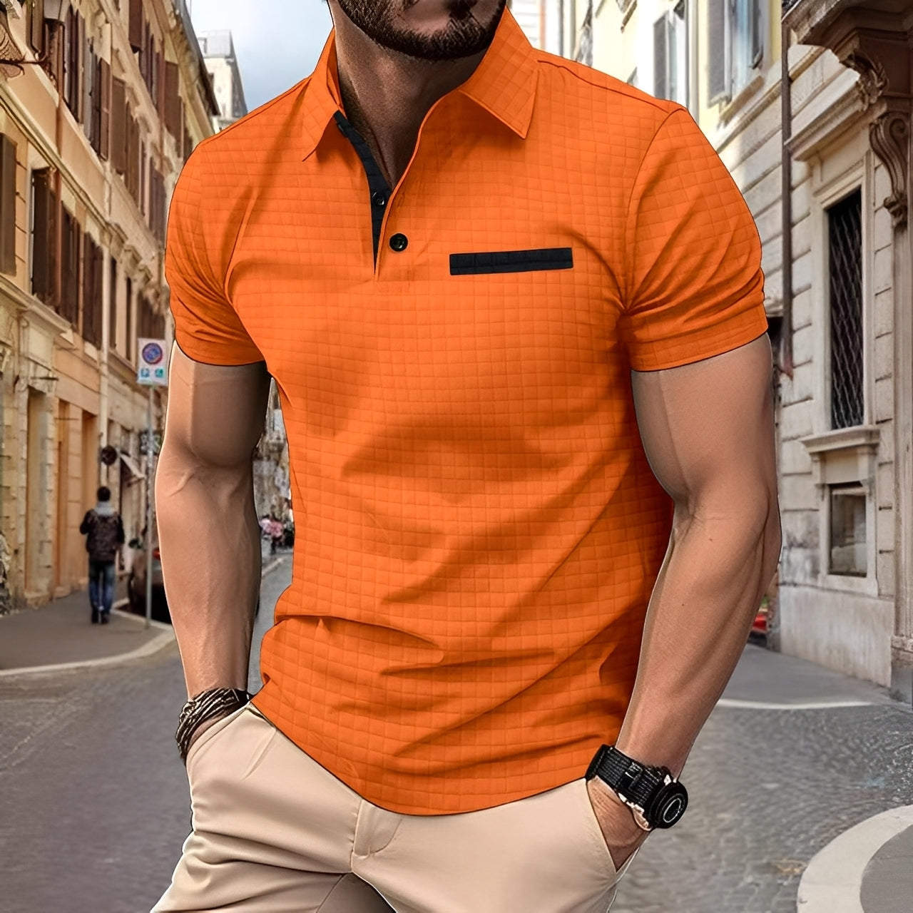 Benson - Fesselndes, enges Herren-Poloshirt