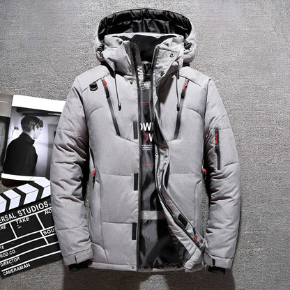 Damian - Modische Herren-Kapuzenjacke mit vielen Taschen