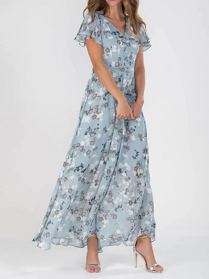 Vicky – Maxi-Blumenkleid