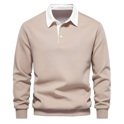 Sonnie - Komfortables Herren-Langarm-Poloshirt