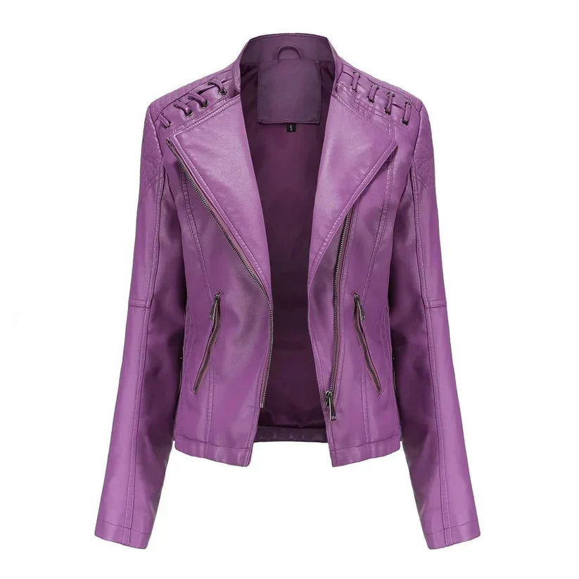 Sofie – Alltagstaugliche Lederjacke mit Stil