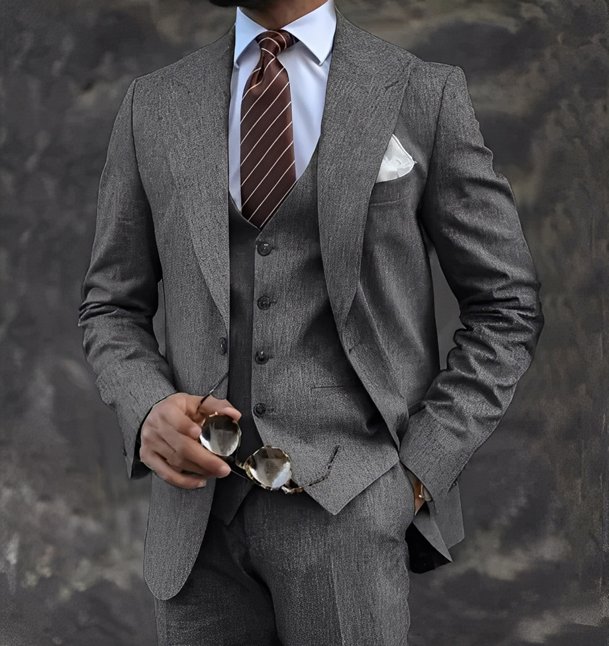 Cordell - Eleganter, formeller Dreiteiler für Herren