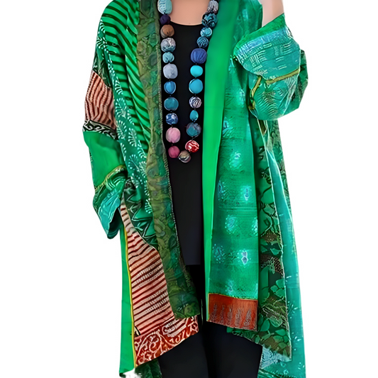 Sarah – Lässiger Boho-Kimono mit verspieltem Print