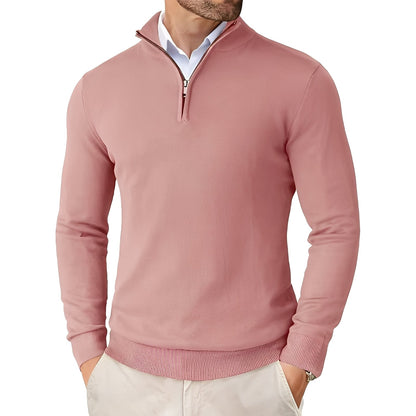 Darell - Schicker Herrenstrickpullover mit Reißverschluss