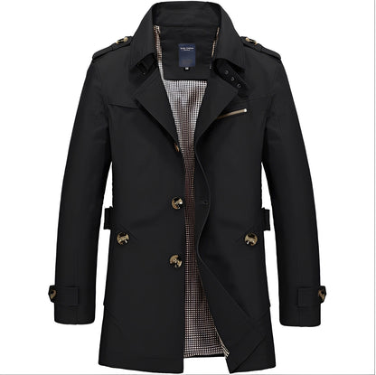 Kolton - Schicker Windjacken-Trenchcoat für Männer