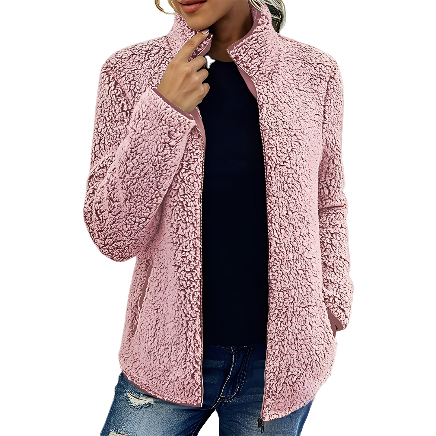 Larissa - Stilvolle, warme Damen-Fleecejacke