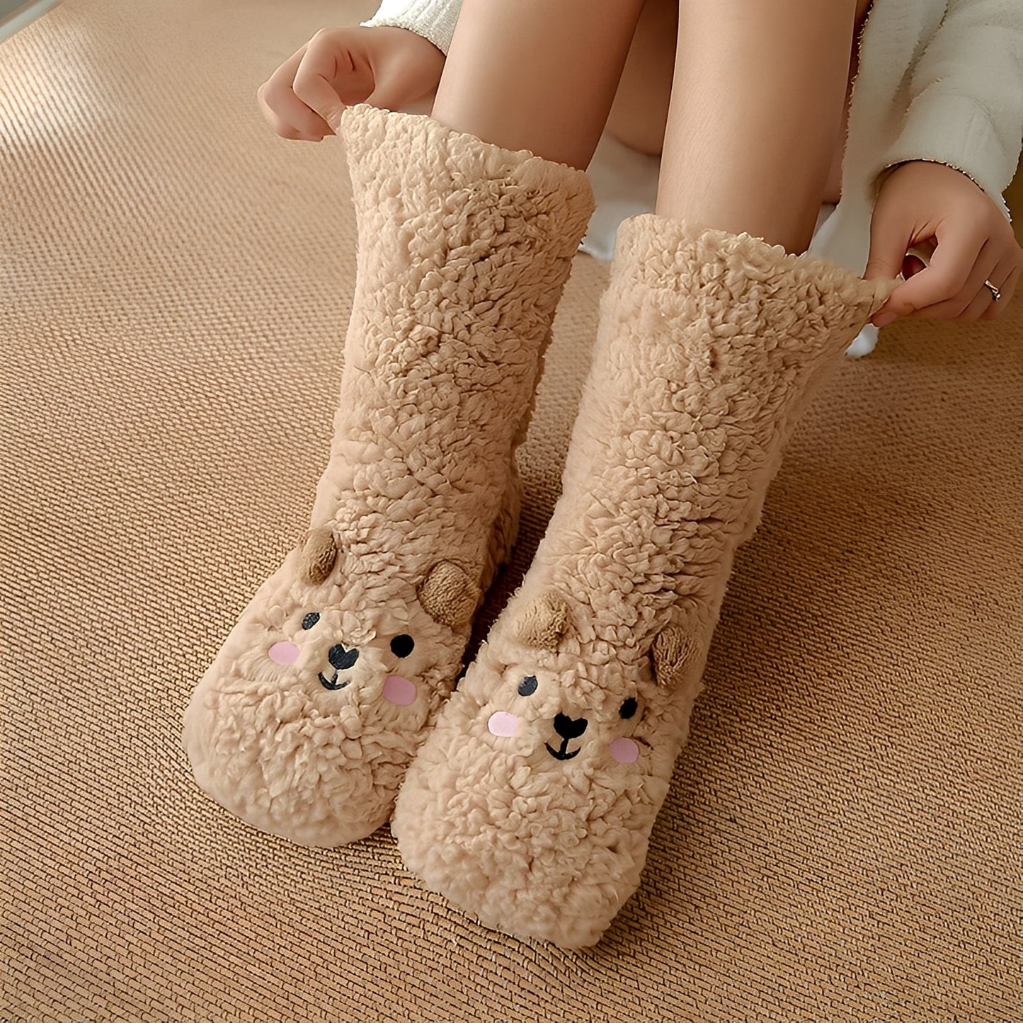 Caelie - Trendige, kuschelige, dicke Fleece-Socken für Damen