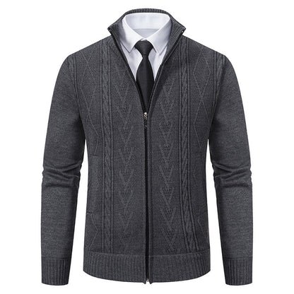 Stafford - Eleganter Herren-Cardigan mit Reißverschluss