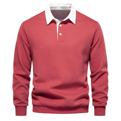 Sonnie - Komfortables Herren-Langarm-Poloshirt