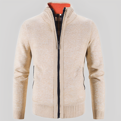 Kelvin - Einfache Herrenjacke mit Reißverschluss