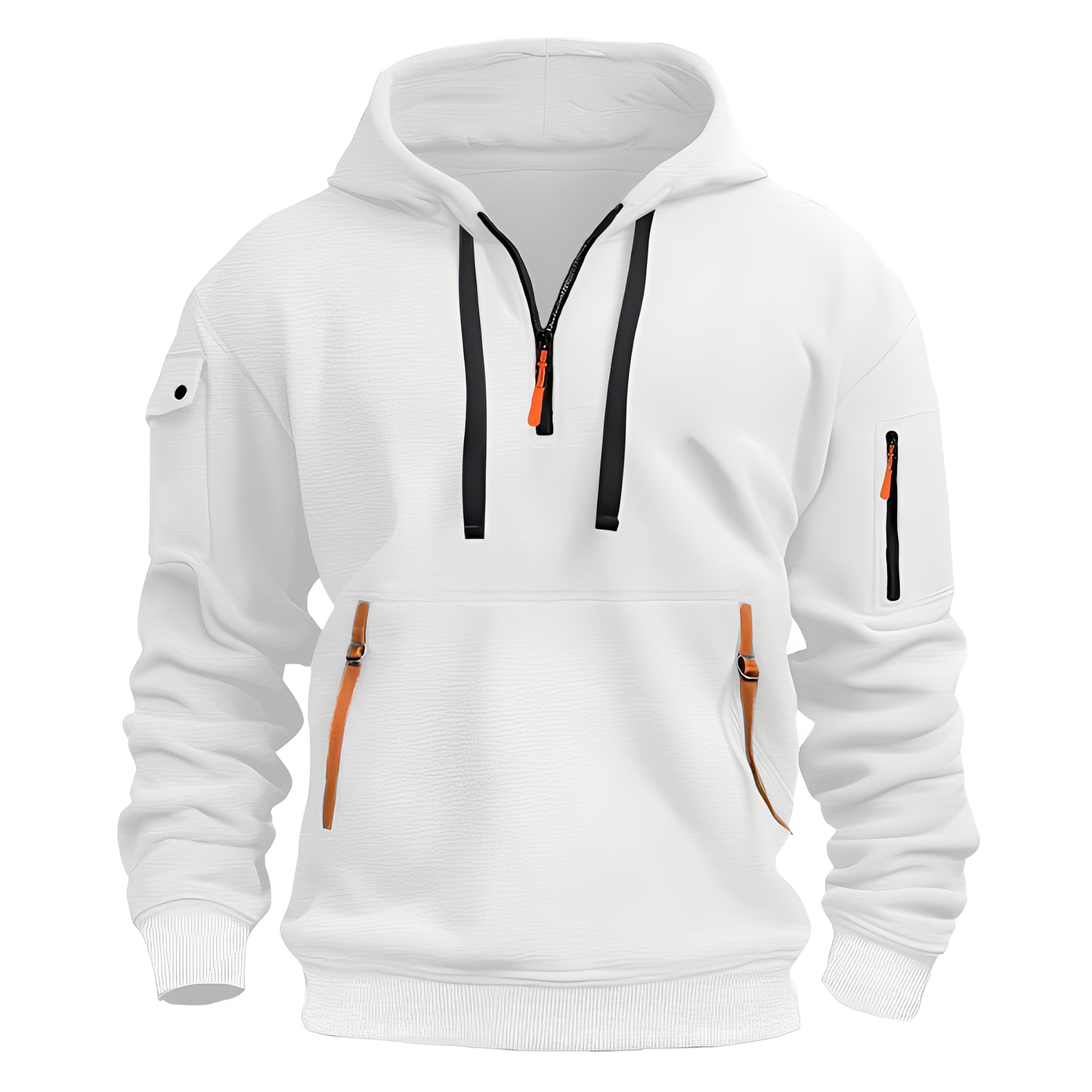 Cornell - Angenehmer, lässiger Herren-Hoodie mit Zipper