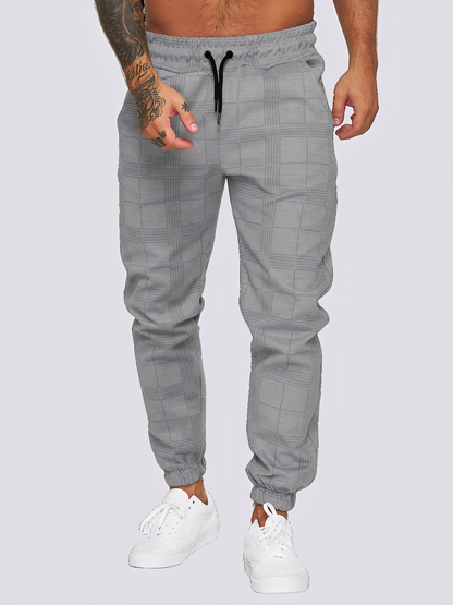 Jaeden - Stylische karierte Herrenhose
