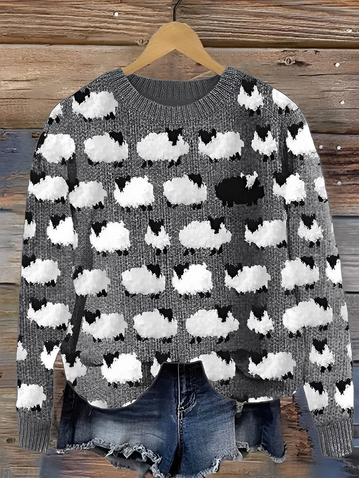 Shannah - Gemütlicher Strickpullover mit schickem Muster für Damen