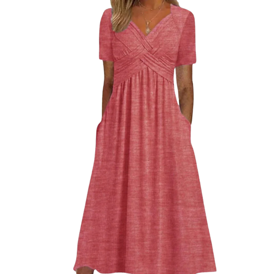 Ara - Stylisches Kleid mit V-Ausschnitt
