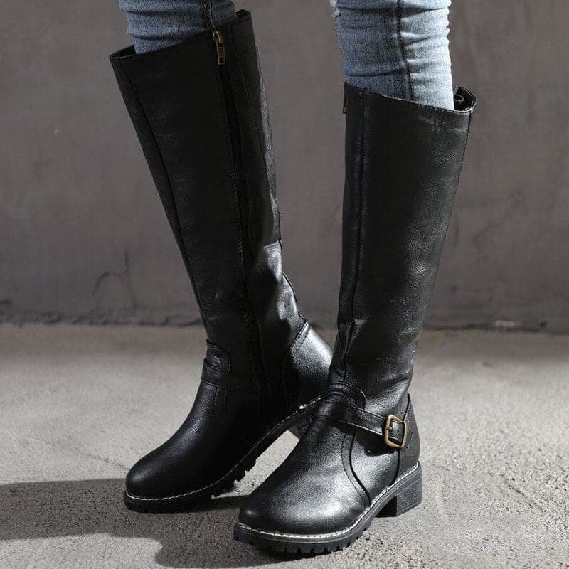 Marly - Bequeme Damenstiefeletten mit Zierschnalle